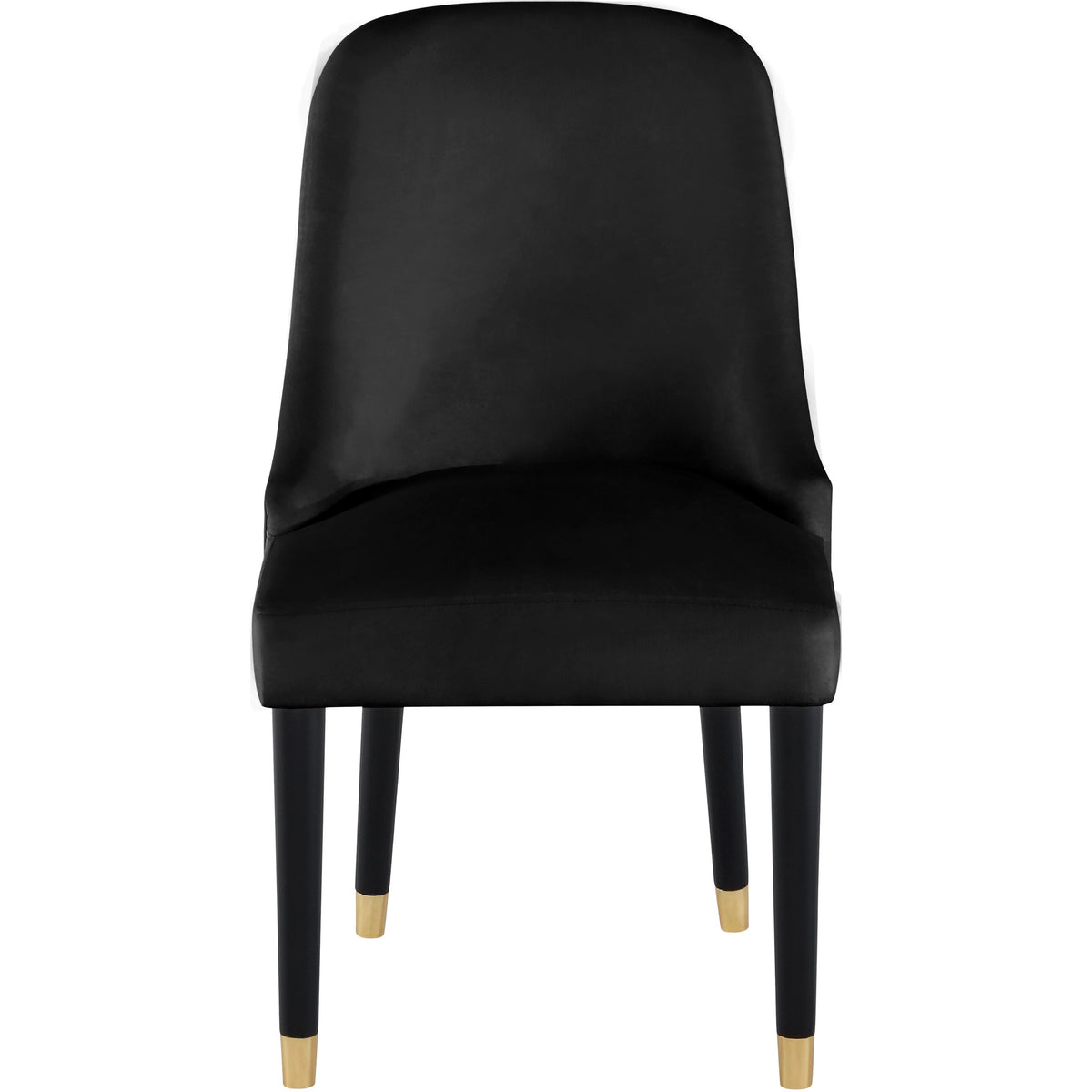 Meridian Omni Black Velvet Dining Chair