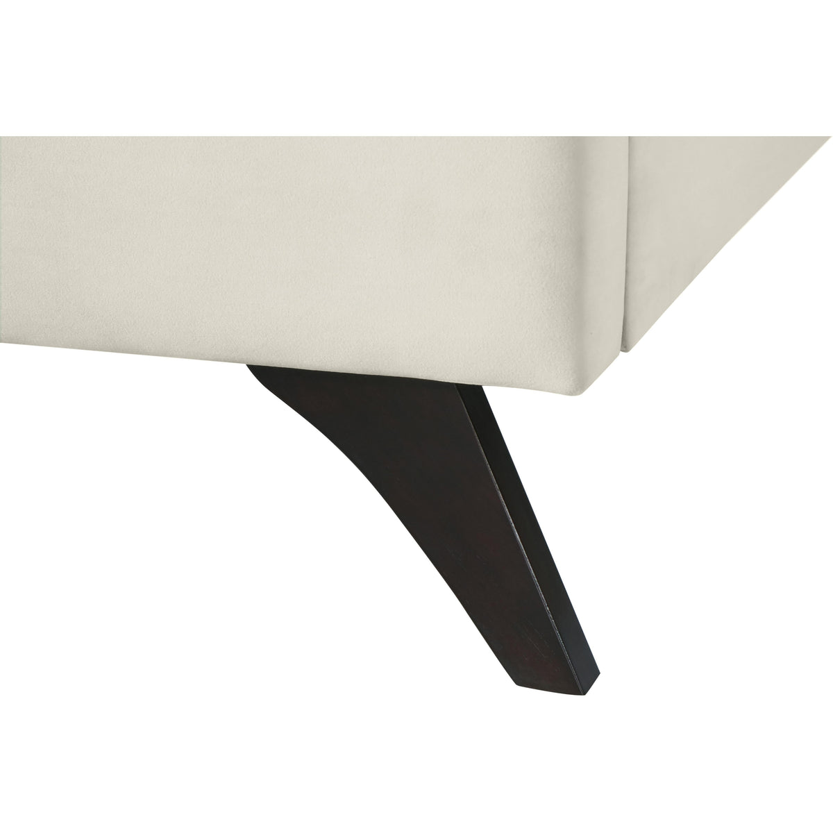 Meridian Elly Cream Velvet King Bed