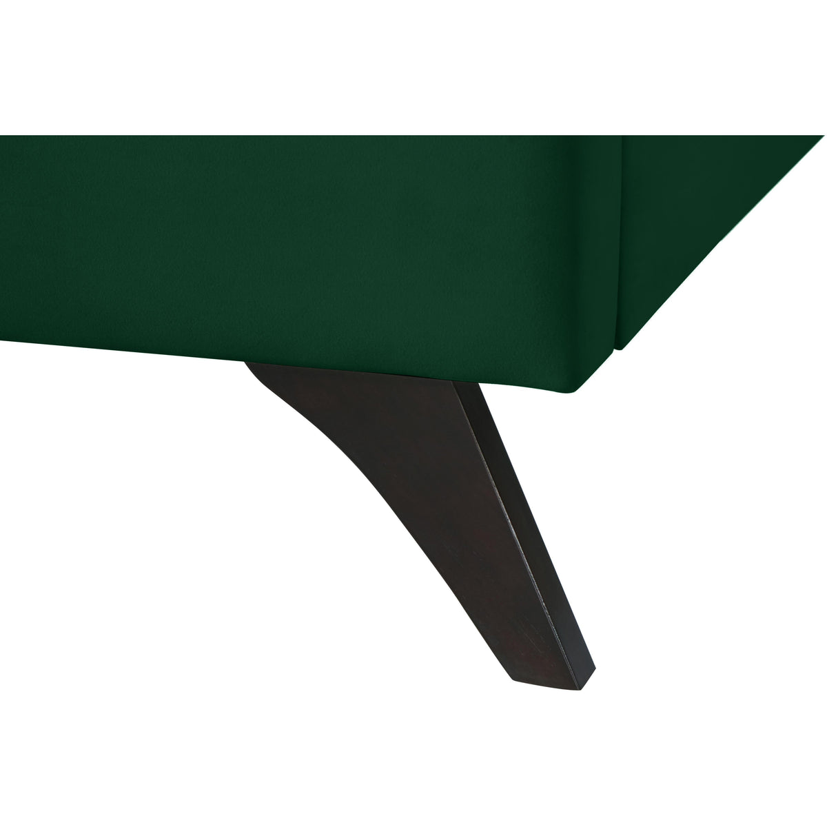 Meridian Elly Green Velvet Queen Bed