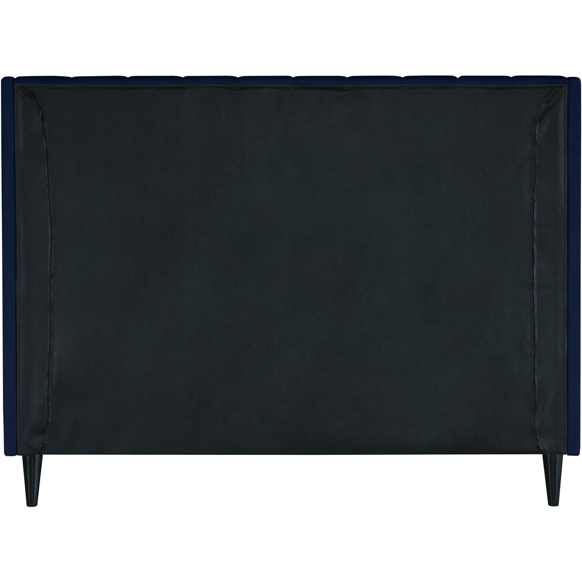 Meridian Eva Navy Velvet Full Bed