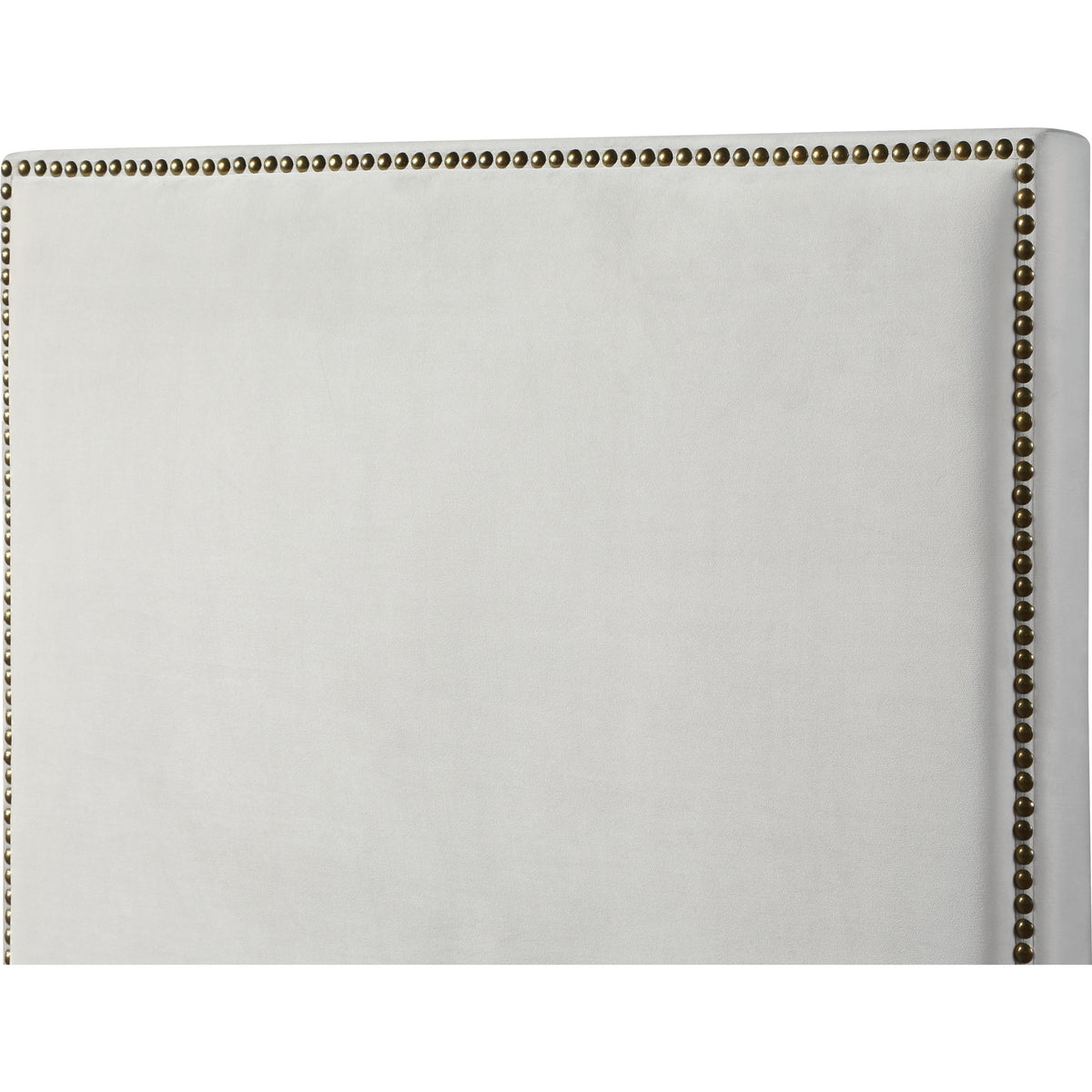 Meridian Harlie Cream Velvet Full Bed