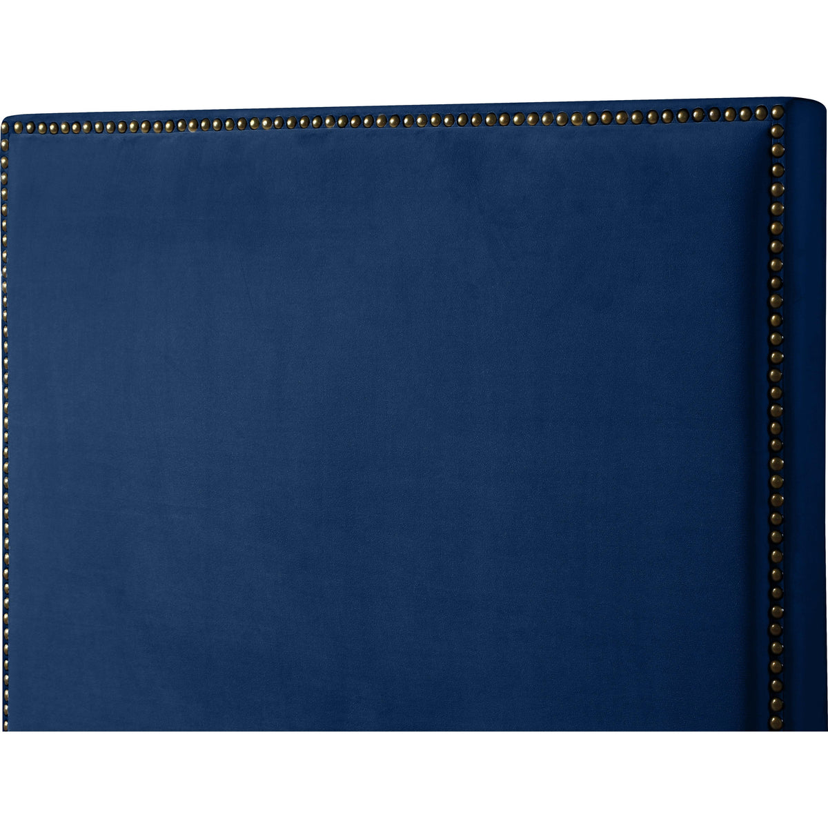 Meridian Harlie Navy Velvet Full Bed