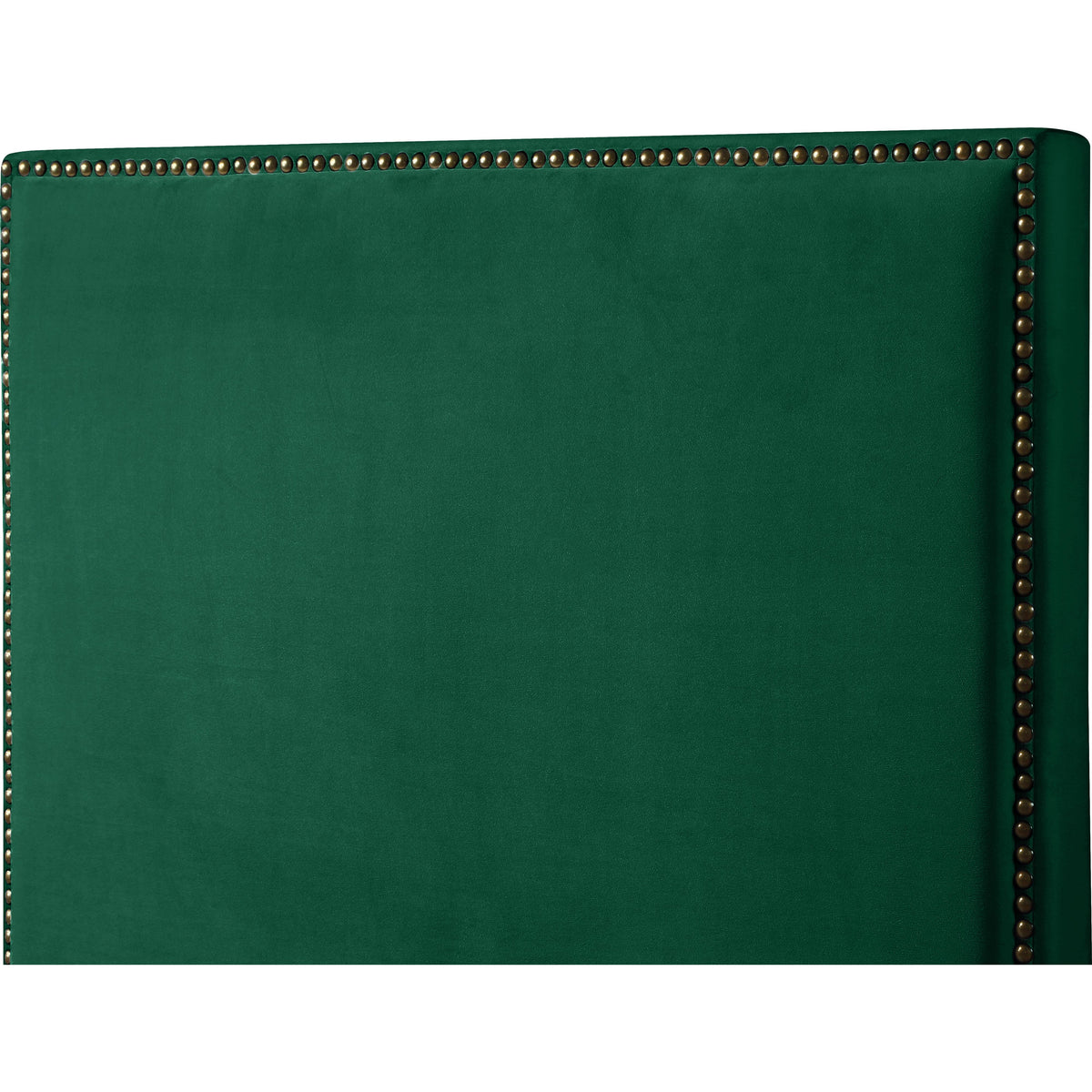 Meridian Harlie Green Velvet Twin Bed