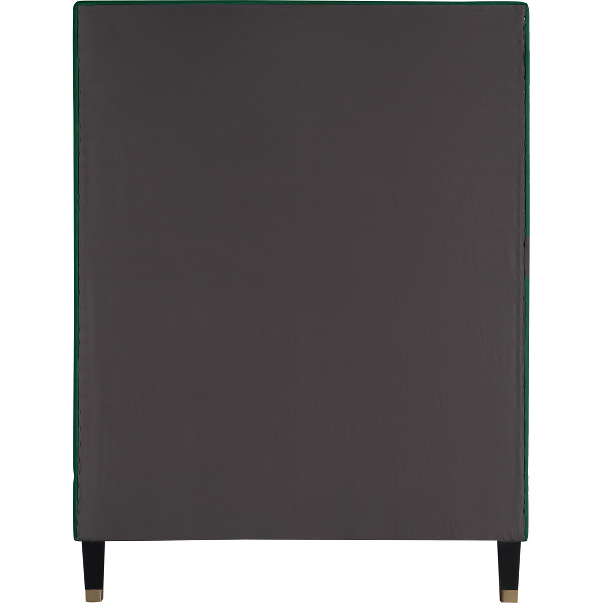Meridian Harlie Green Velvet Twin Bed