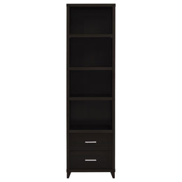 Lewes 2-door Engineered Wood 60-inch TV Stand Cappuccino