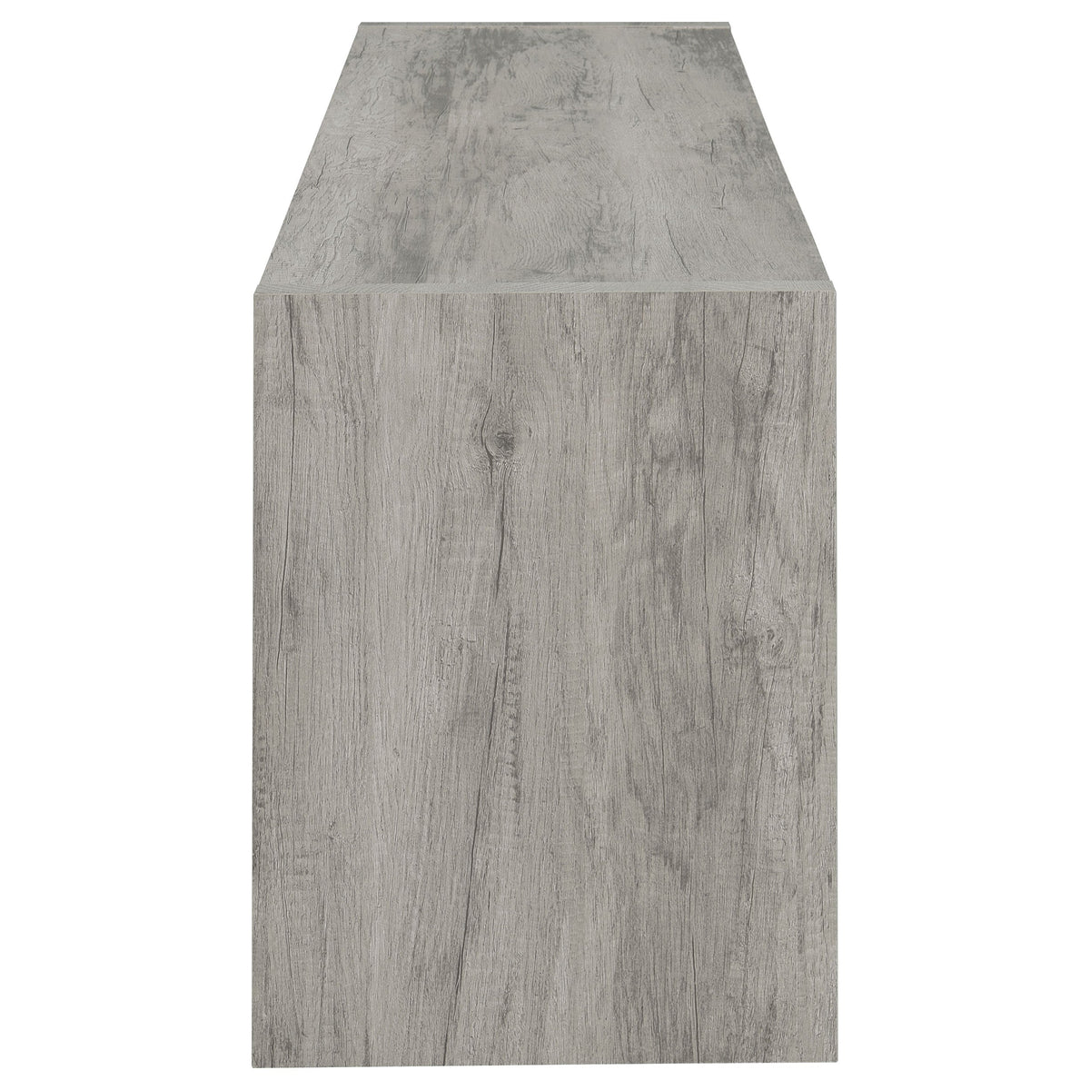 Burke 2-door Engineered Wood TV Stand Grey Driftwood