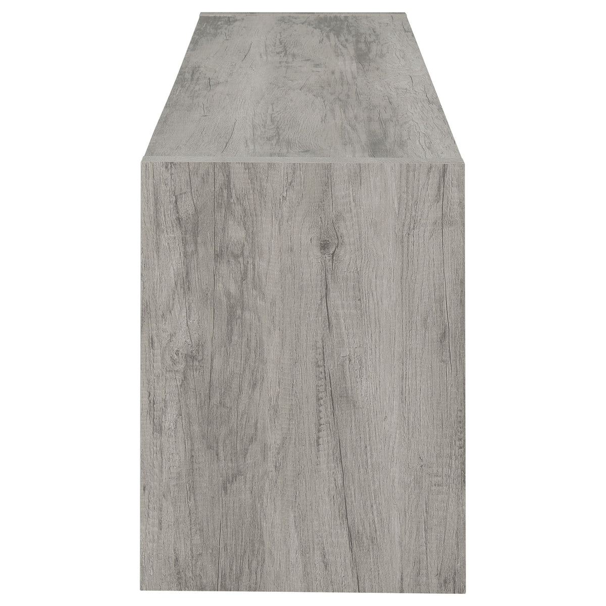 Burke 2-door Engineered Wood TV Stand Grey Driftwood