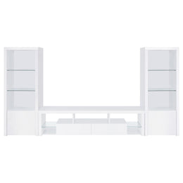Jude 71-inch TV Entertainment Center White High Gloss