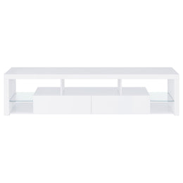 Jude 71-inch TV Entertainment Center White High Gloss