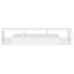 Jude 71-inch TV Entertainment Center White High Gloss