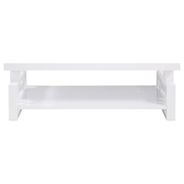 Schmitt Coffee and End Table Set White High Gloss