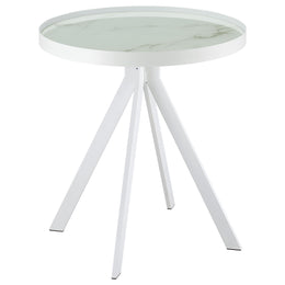 Briggs Round Coffee and End Table Set Black