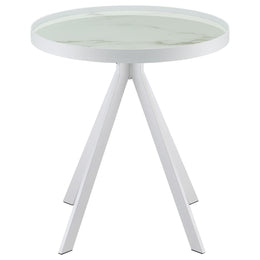 Briggs Round Coffee and End Table Set Black