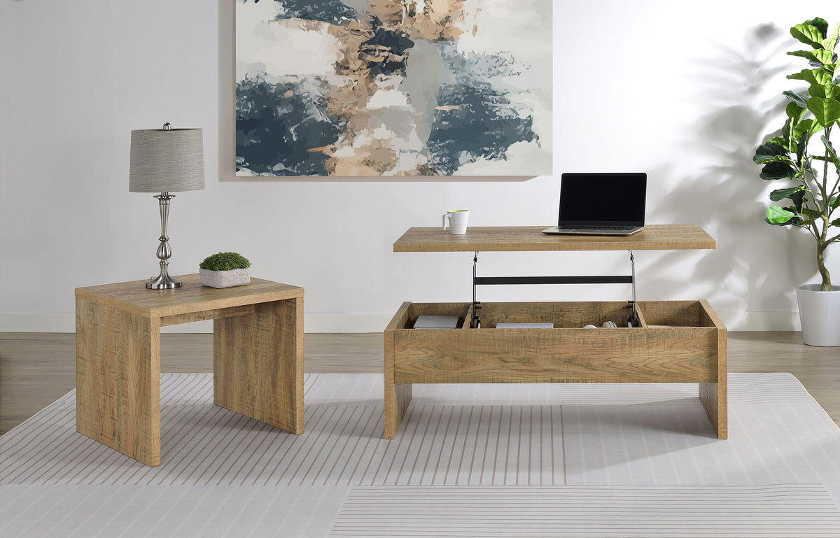 Canoga Lift Top Cocktail Coffee Table Set Mango