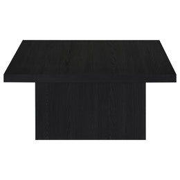 Devar Square Engineered Wood Cocktail Coffee Table Black