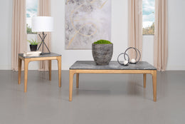 Polaris SmartTop Coffee and End Table Set Grey