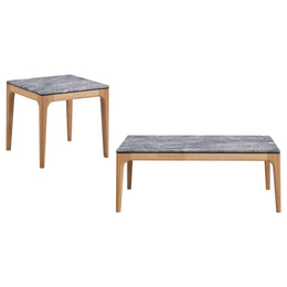 Polaris SmartTop Coffee and End Table Set Grey