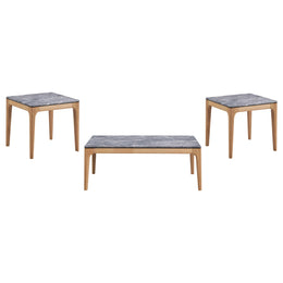 Polaris SmartTop Coffee and End Table Set Grey