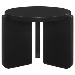Cordova Solid Wood Coffee and End Table Set Black