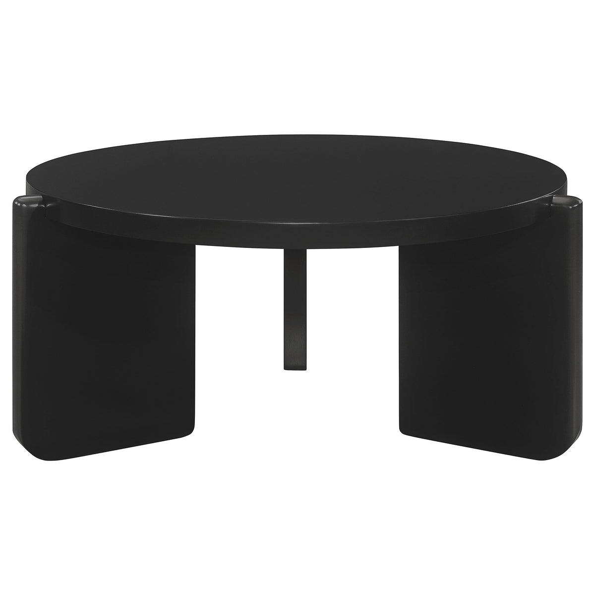Cordova Solid Wood Coffee and End Table Set Black