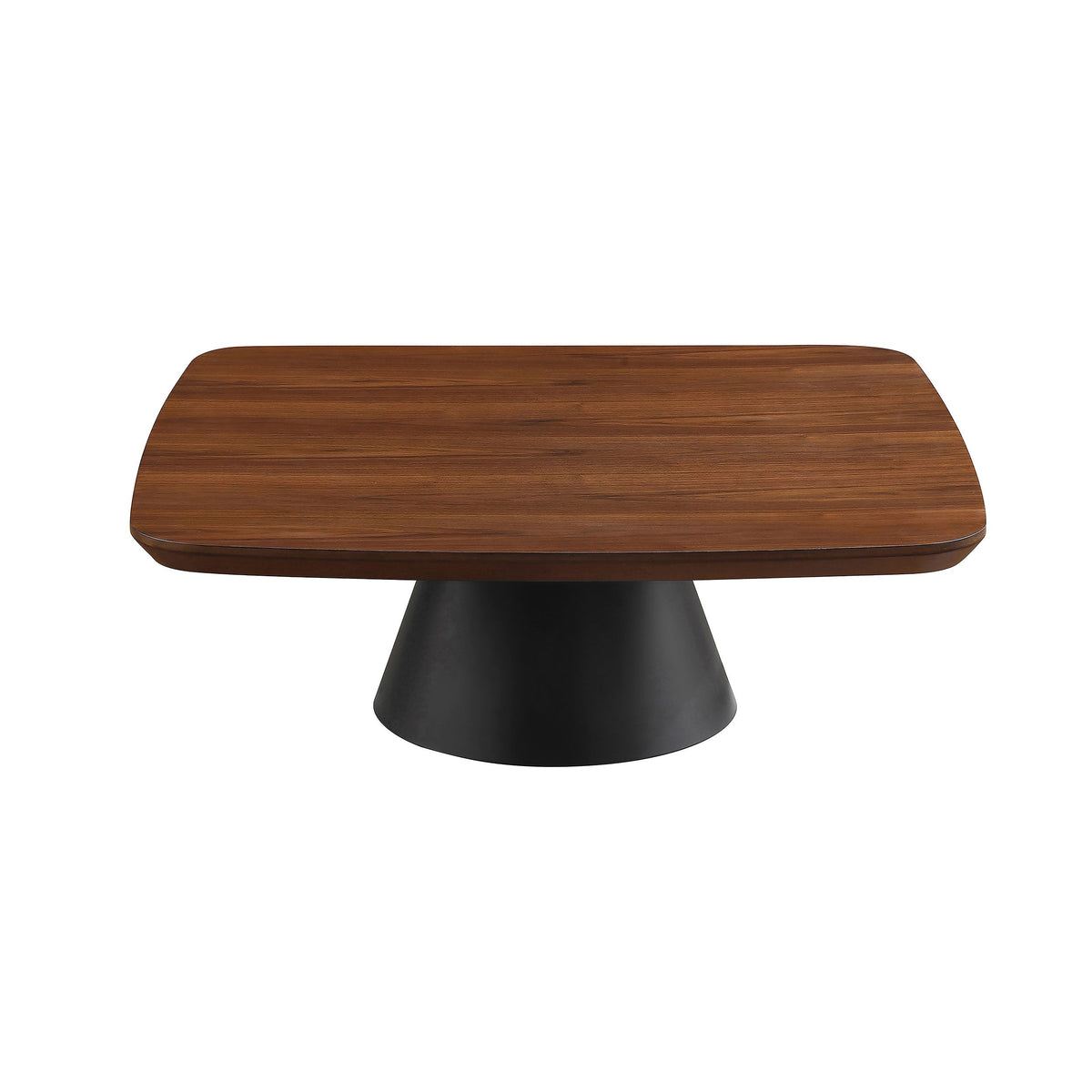 Eason Coffee Table Set Walnut and Black