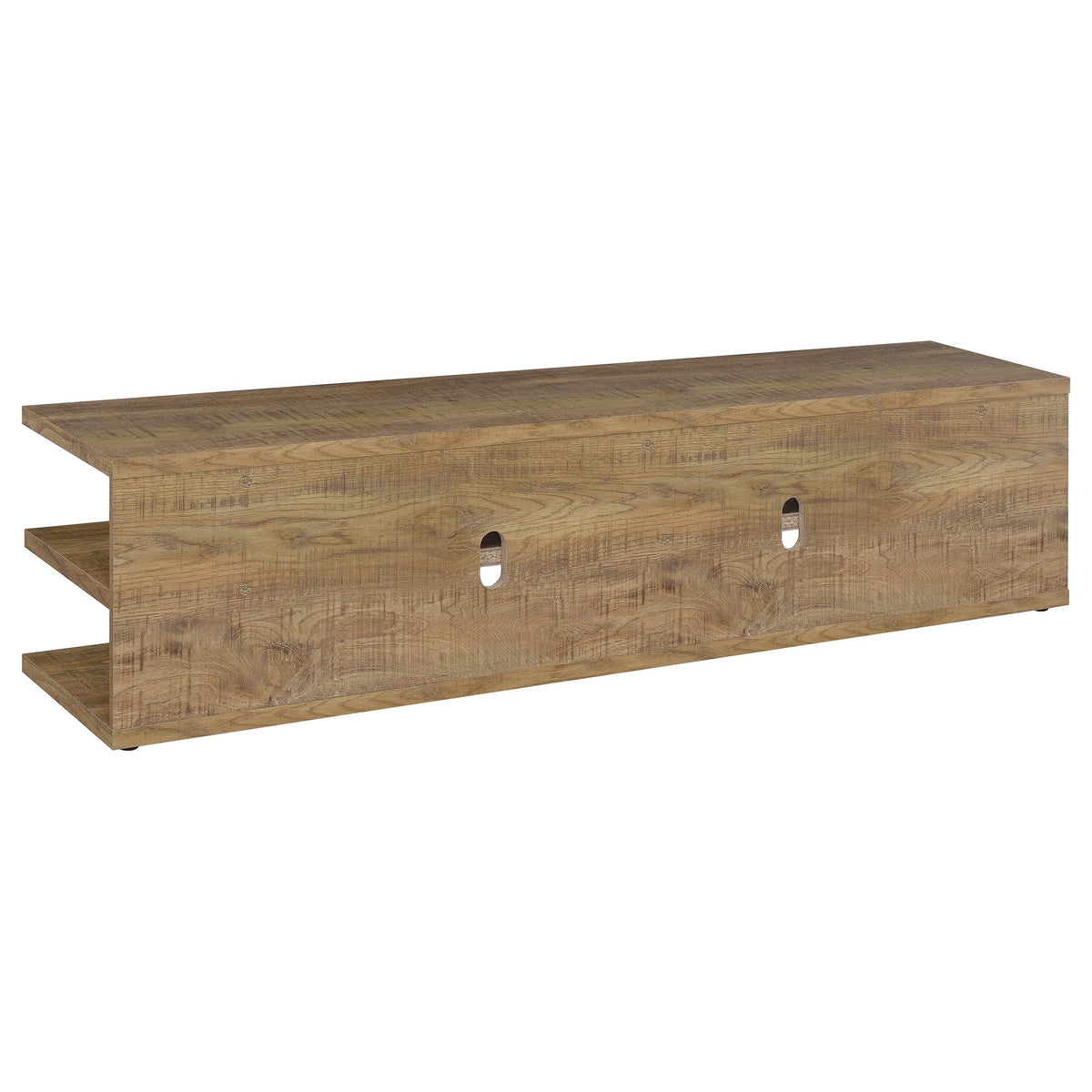 Cartmill 78-inch 2-tier TV Stand Media Console Black