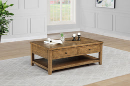 Payne 48-inch Mobile Lift Top Coffee Table Distressed