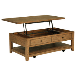 Payne 48-inch Mobile Lift Top Coffee Table Distressed