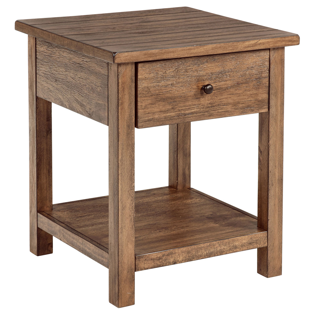Payne Coffee and 1-drawer End Table Set Brown