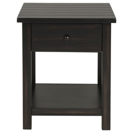 Payne Coffee and 1-drawer End Table Set Brown