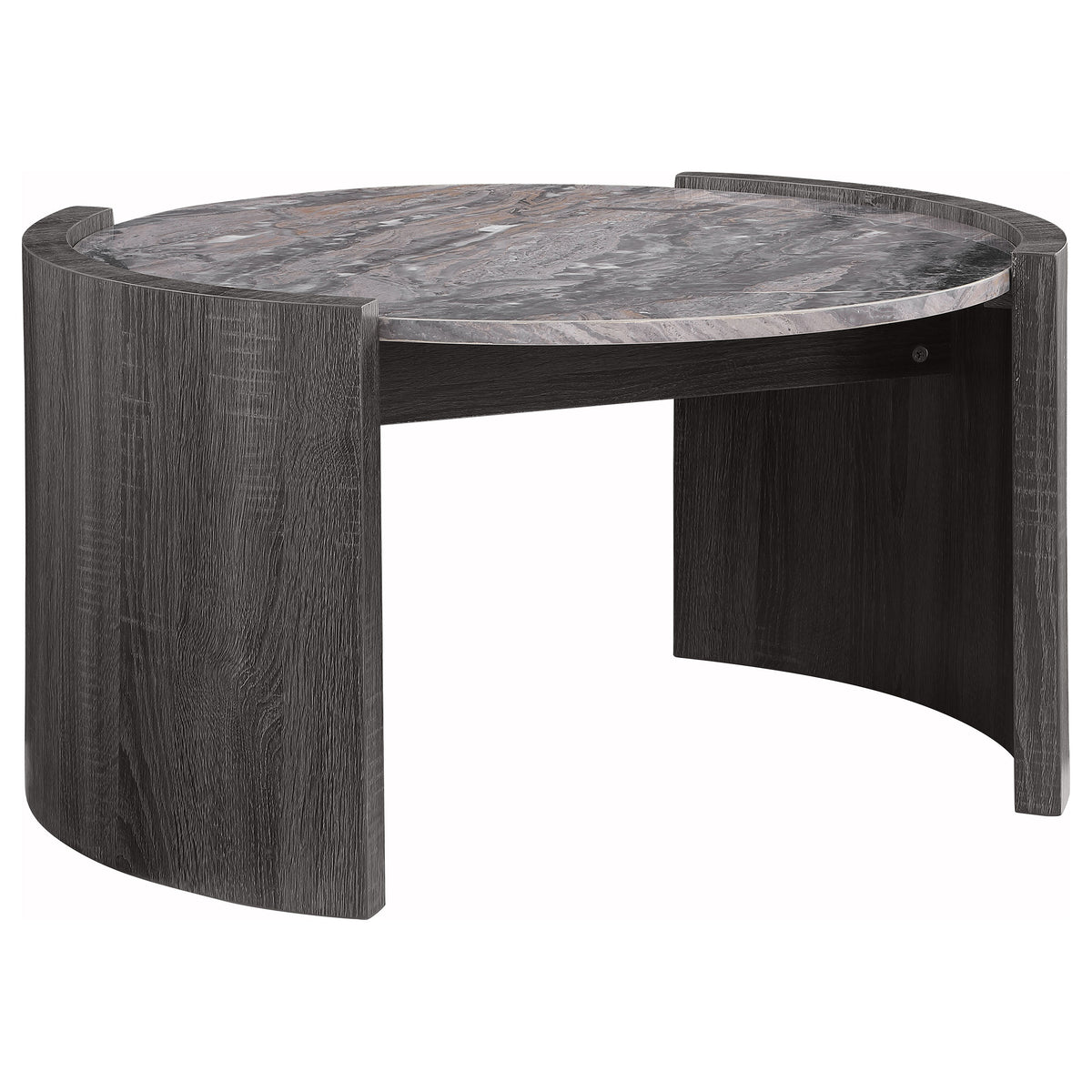 Gladstone 2-piece Coffee and End Table Set Distressed Grey