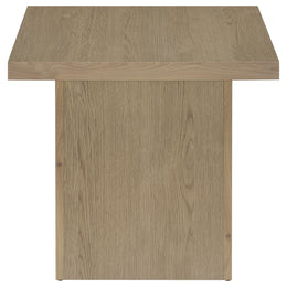 Devar Square Cocktail Coffee End Table Set Latte