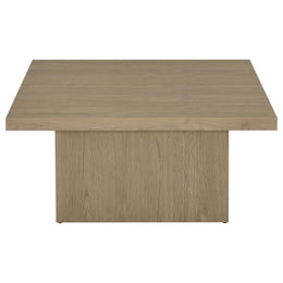 Devar Square Engineered Wood Cocktail Coffee Table Latte