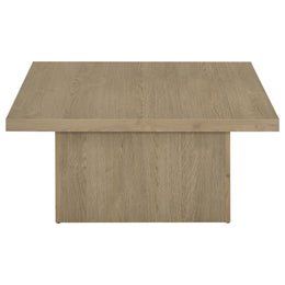 Devar Square Engineered Wood Cocktail Coffee Table Latte