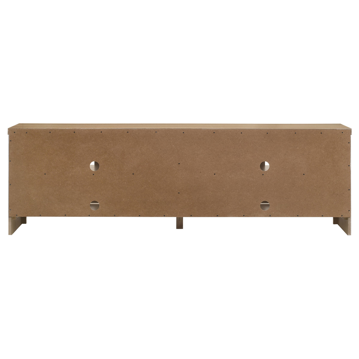 Brenham 79-inch 4-door TV Stand Media Console Light Oak