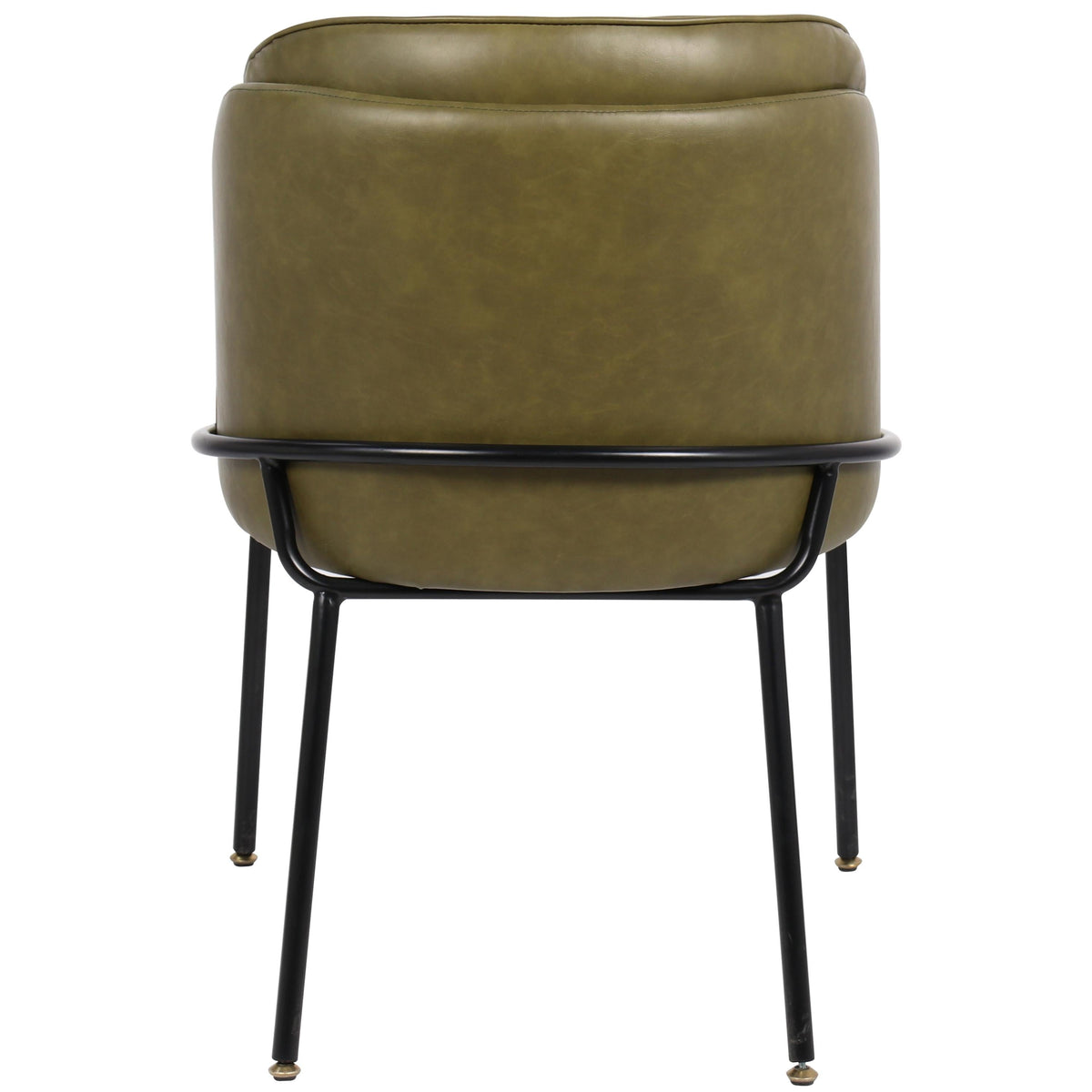 Meridian Jagger Olive Vegan Leather Dining Chair