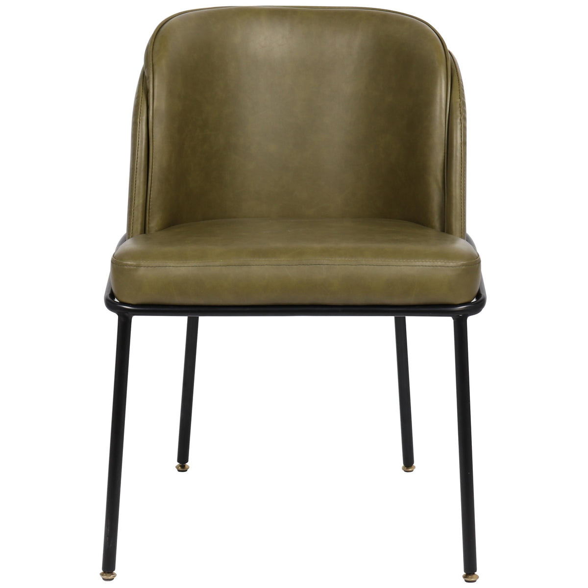 Meridian Jagger Olive Vegan Leather Dining Chair