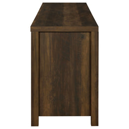 Madra 2-door Engineered Wood 79-inch TV Stand Dark Pine