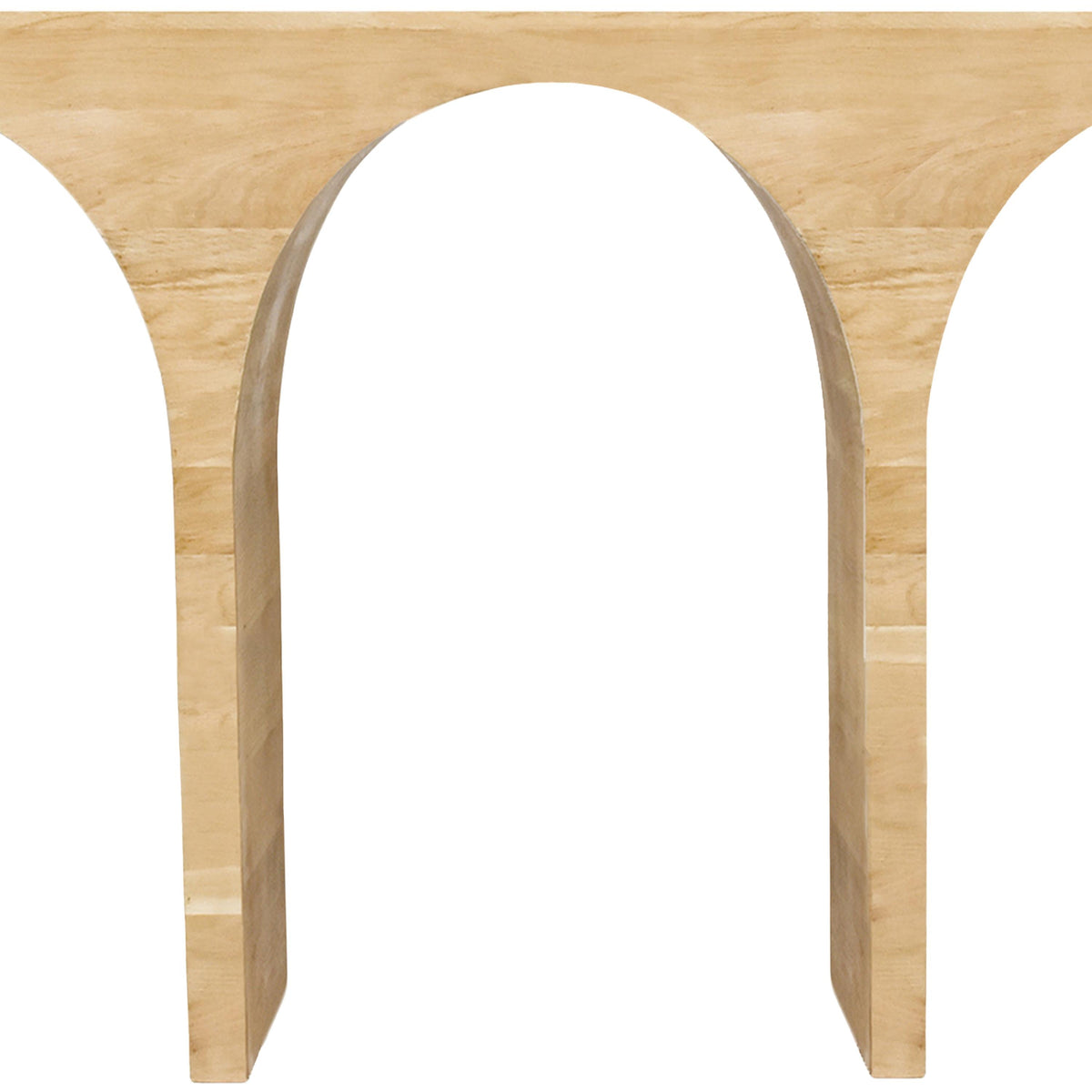 Meridian June White Oak Console Table