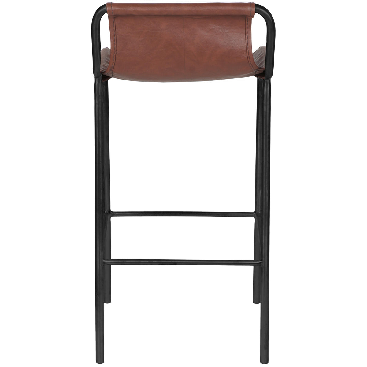 Meridian Dax Brown Vegan Leather Counter Stool