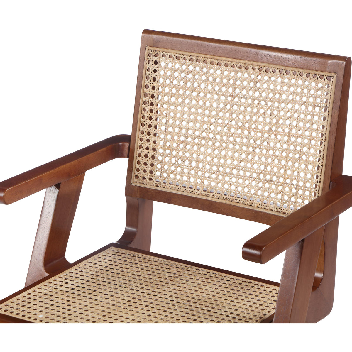 Meridian Preston Walnut Wood Dining Arm Chair