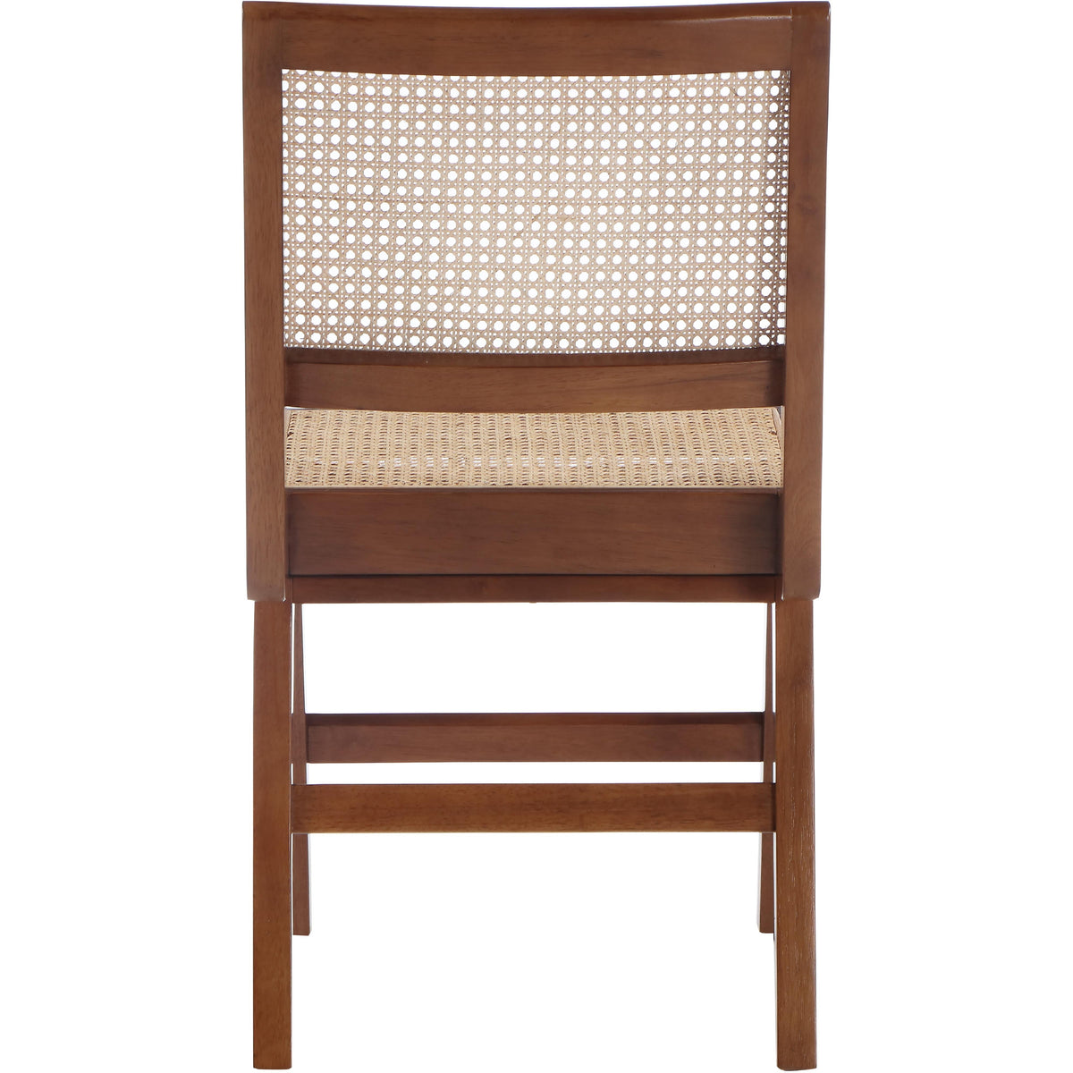Meridian Preston Walnut Wood Dining Side Chair
