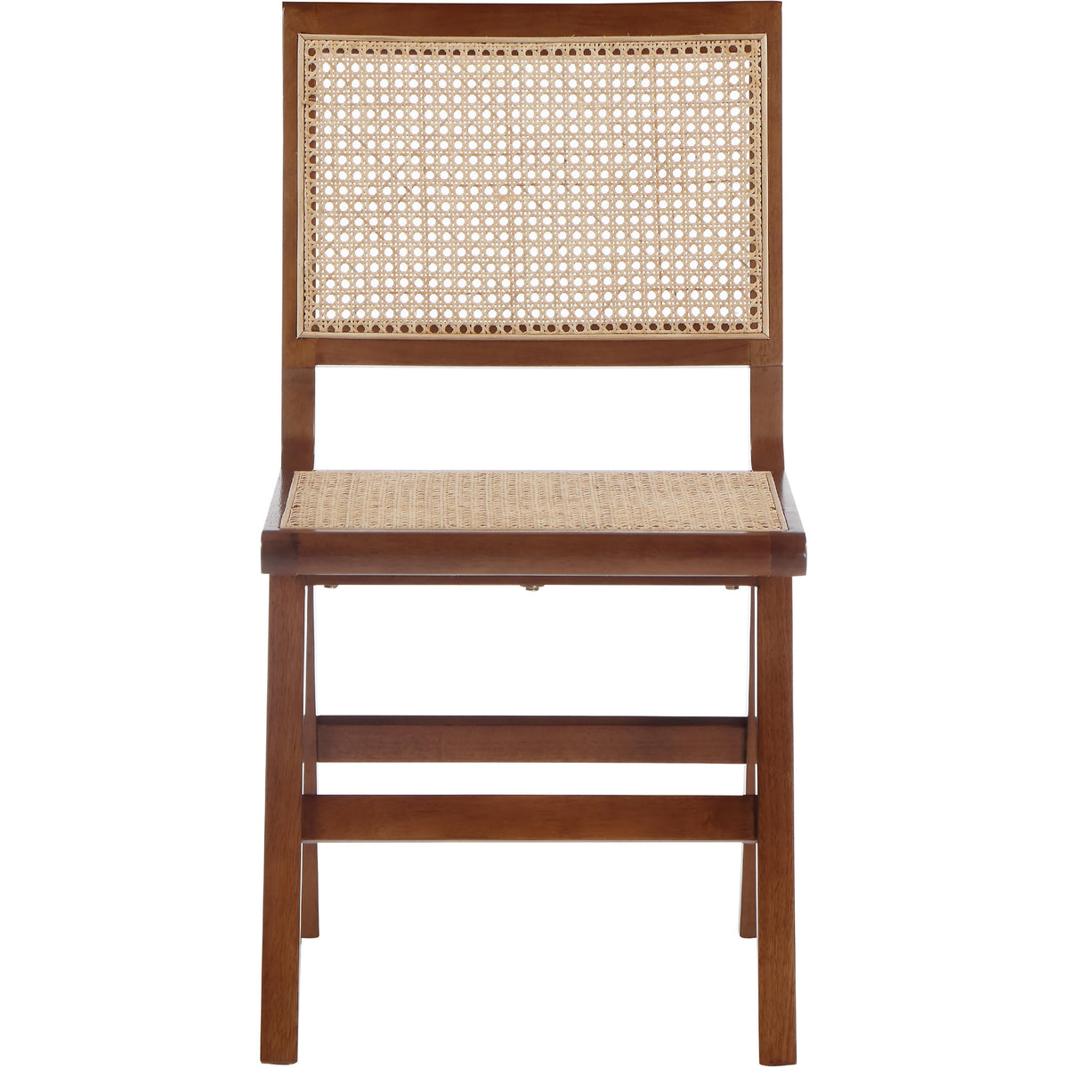Meridian Preston Walnut Wood Dining Side Chair