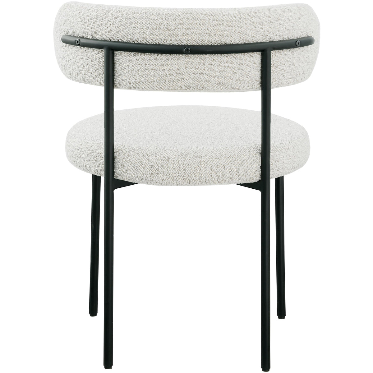 Meridian Beacon Cream Boucle Fabric Dining Chair