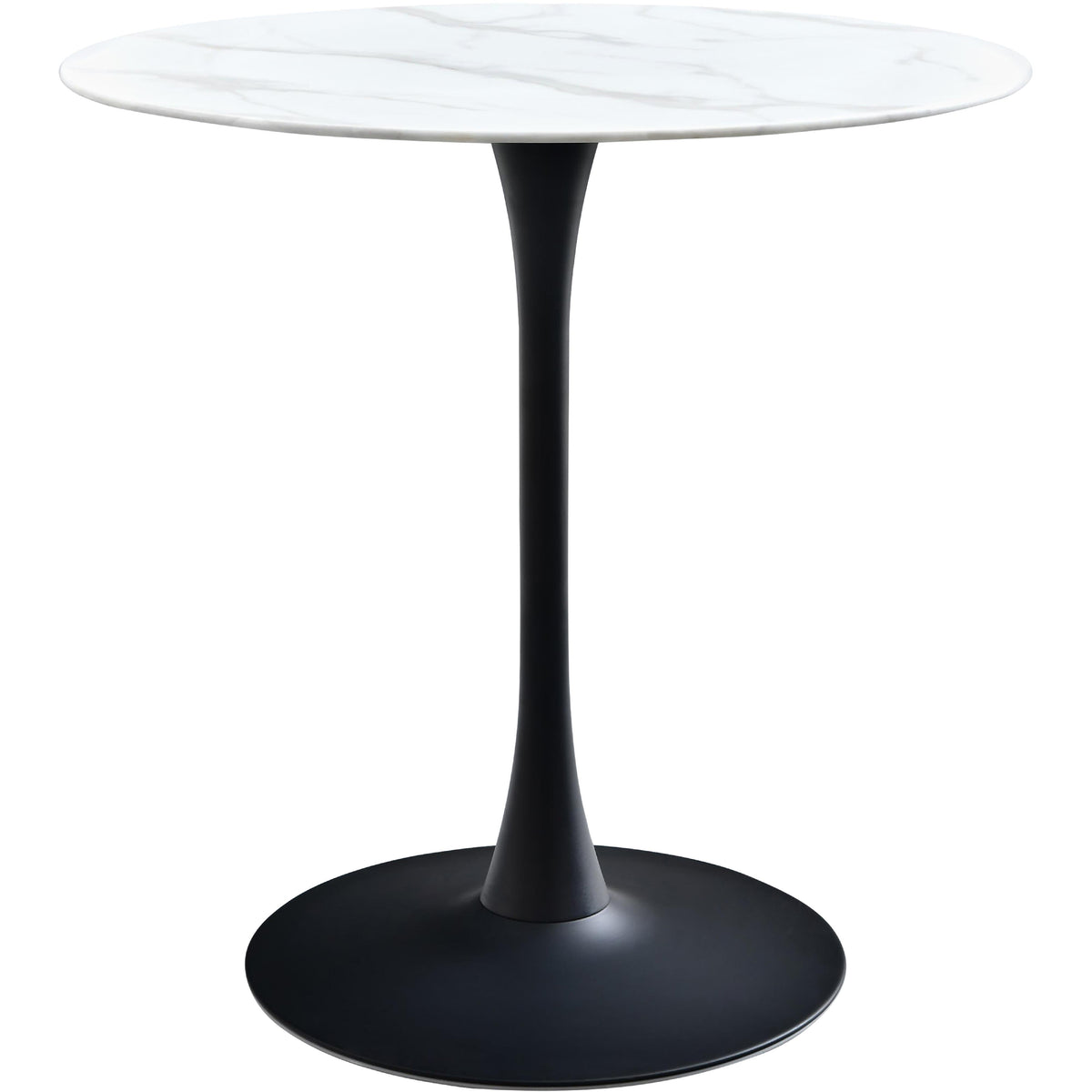 Meridian Holly Matte Black Counter Height Table (3 Boxes)