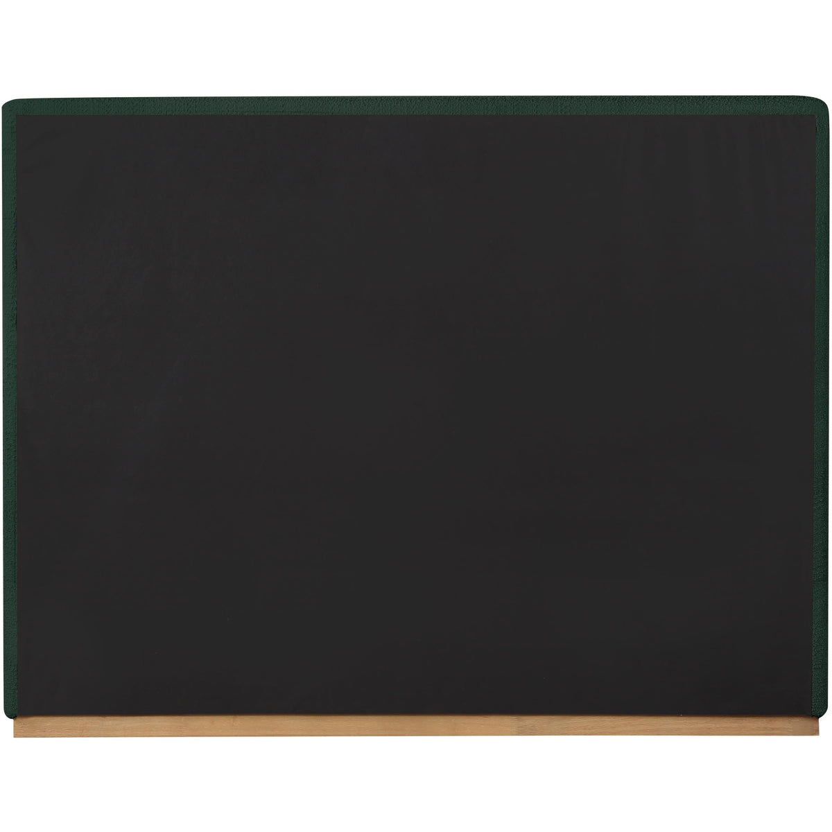 Meridian Monaco Green Boucle Fabric Full Bed