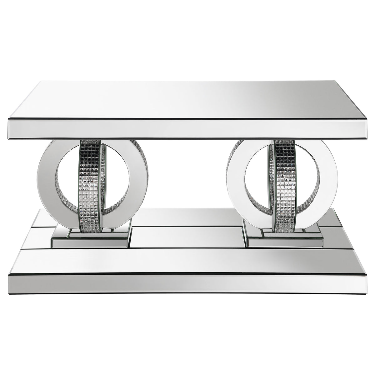 Breena Mirrored Coffee and End Table Set