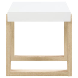 Pala Coffee and End Table Set White High Gloss