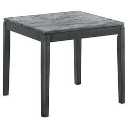 Mozzi Coffee and End Table Set Grey Faux Marble