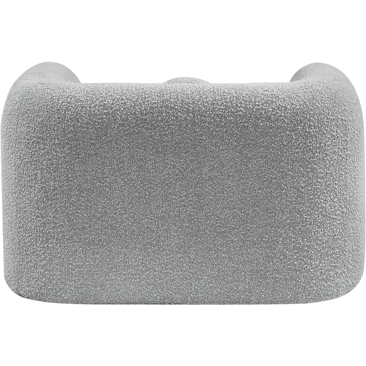 Meridian Emory Grey Boucle Fabric Chair